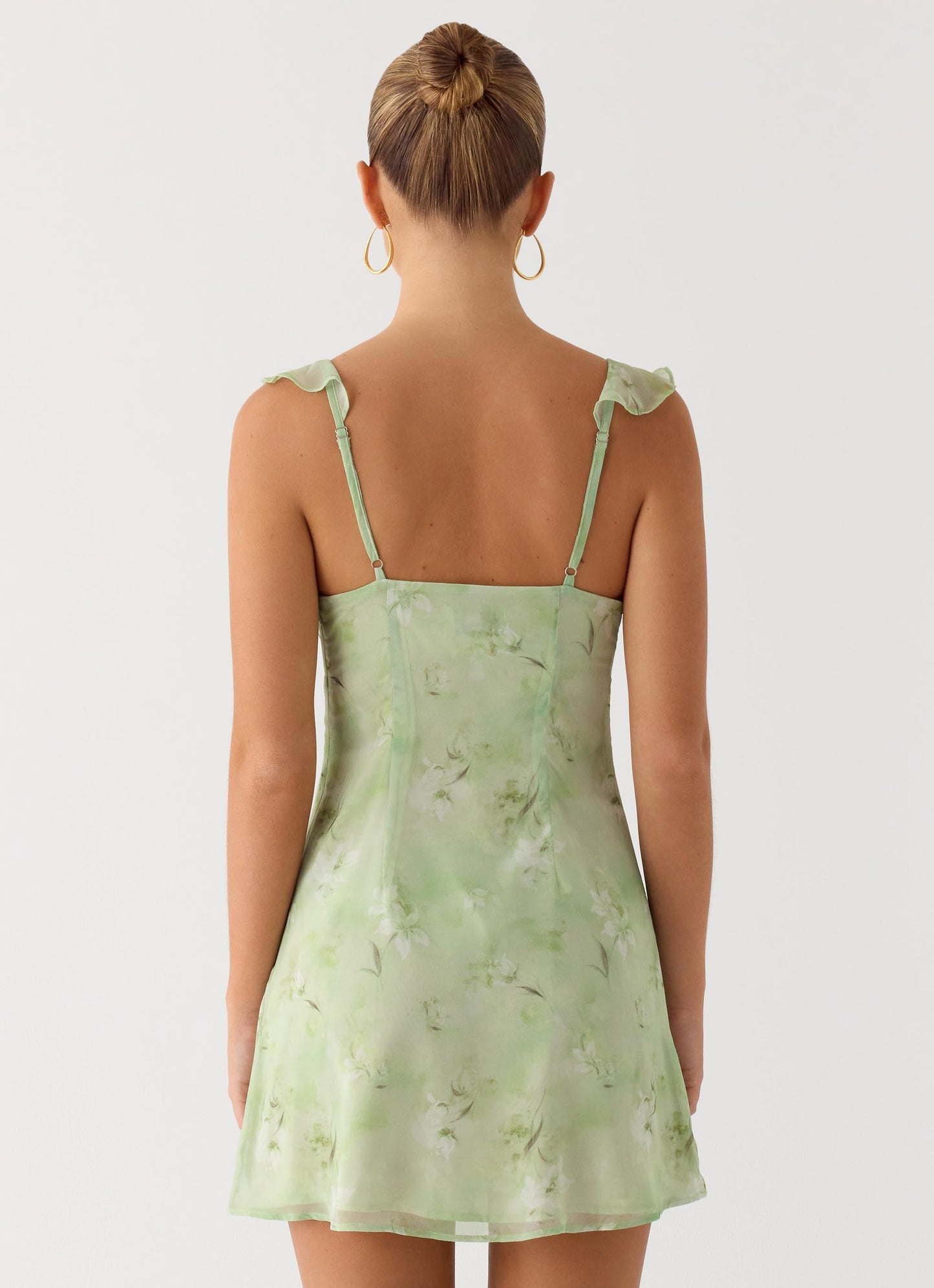 Europa Mini Dress - Blurred Lime Peppermayo Exclusive