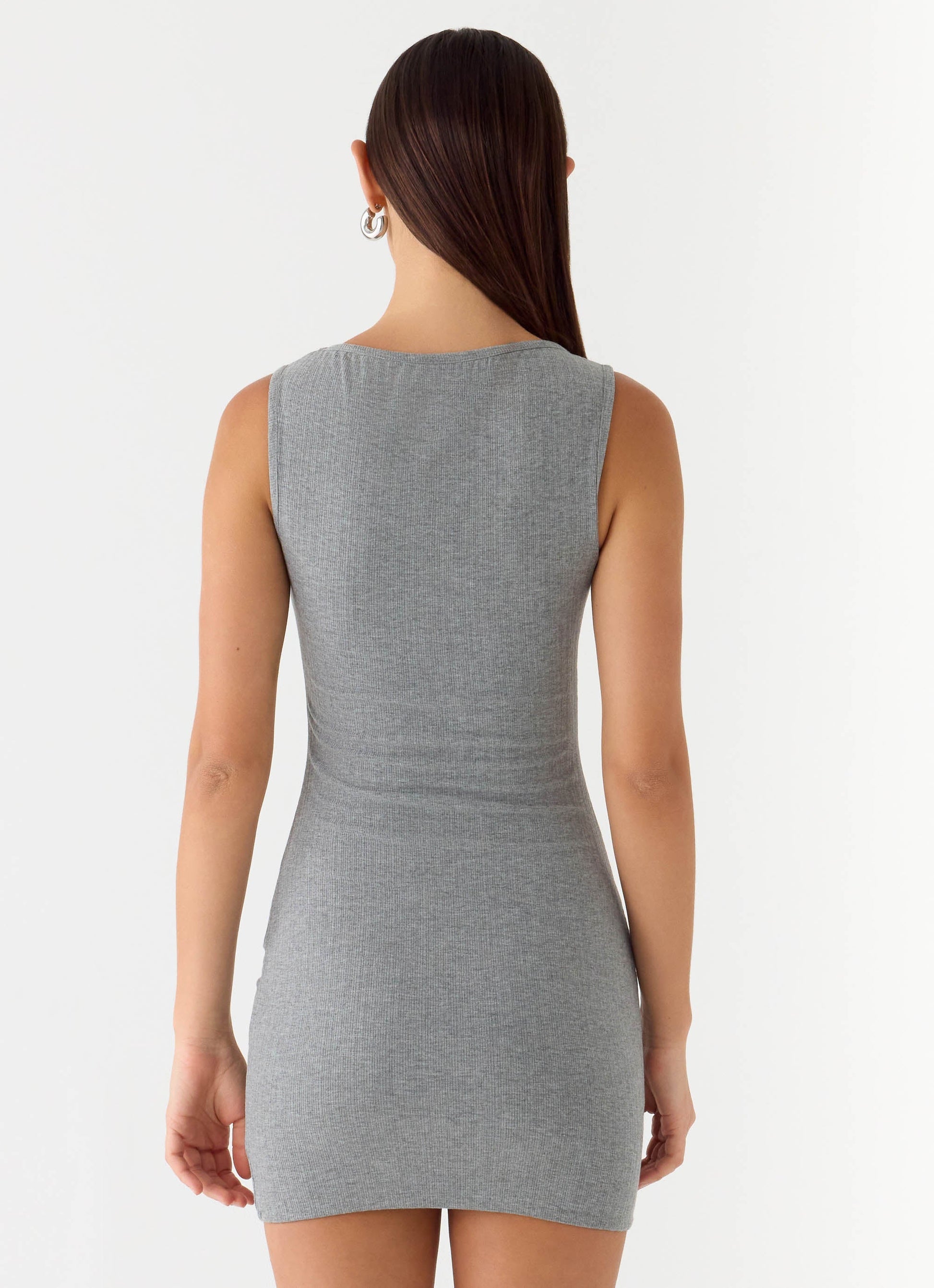 Everly Mini Dress - Grey Peppermayo Exclusive