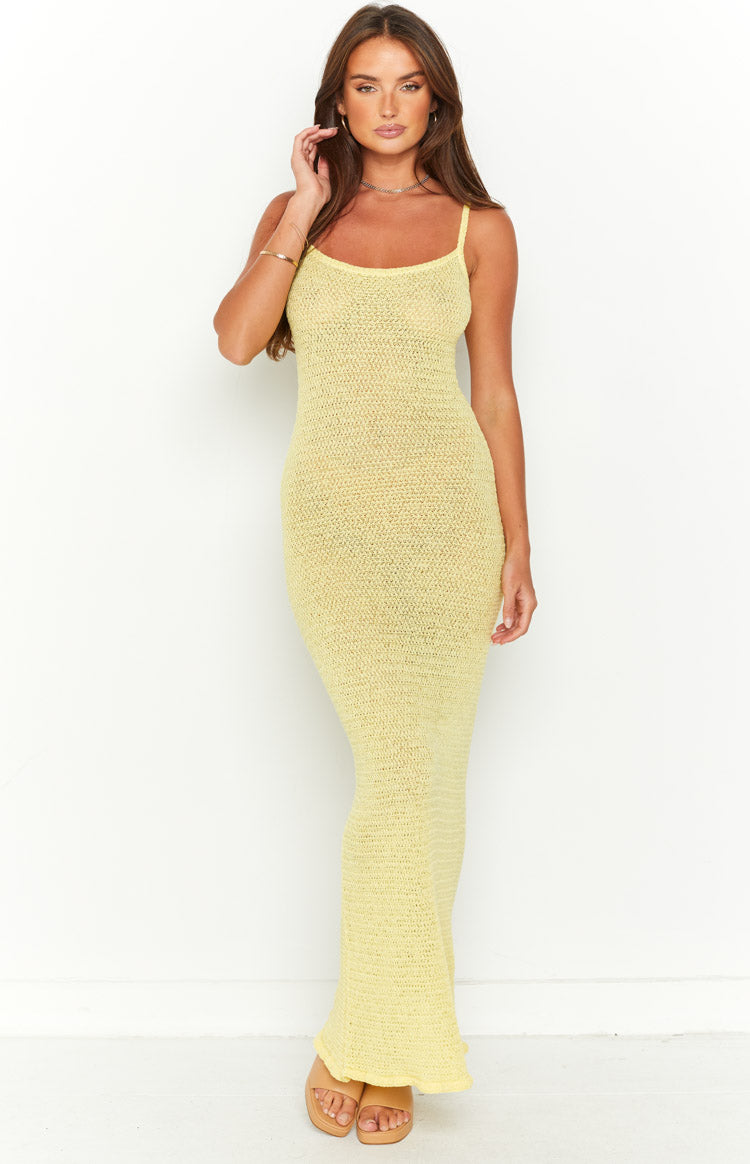 Ezra Yellow Maxi Dress BB Exclusive