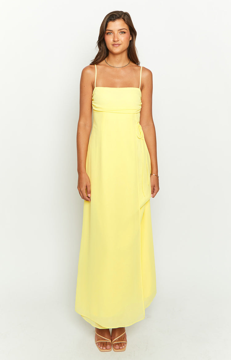 Flossie Yellow Maxi Sleeveless Dress BB Exclusive