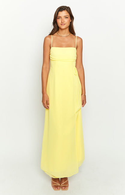 Flossie Yellow Maxi Sleeveless Dress BB Exclusive