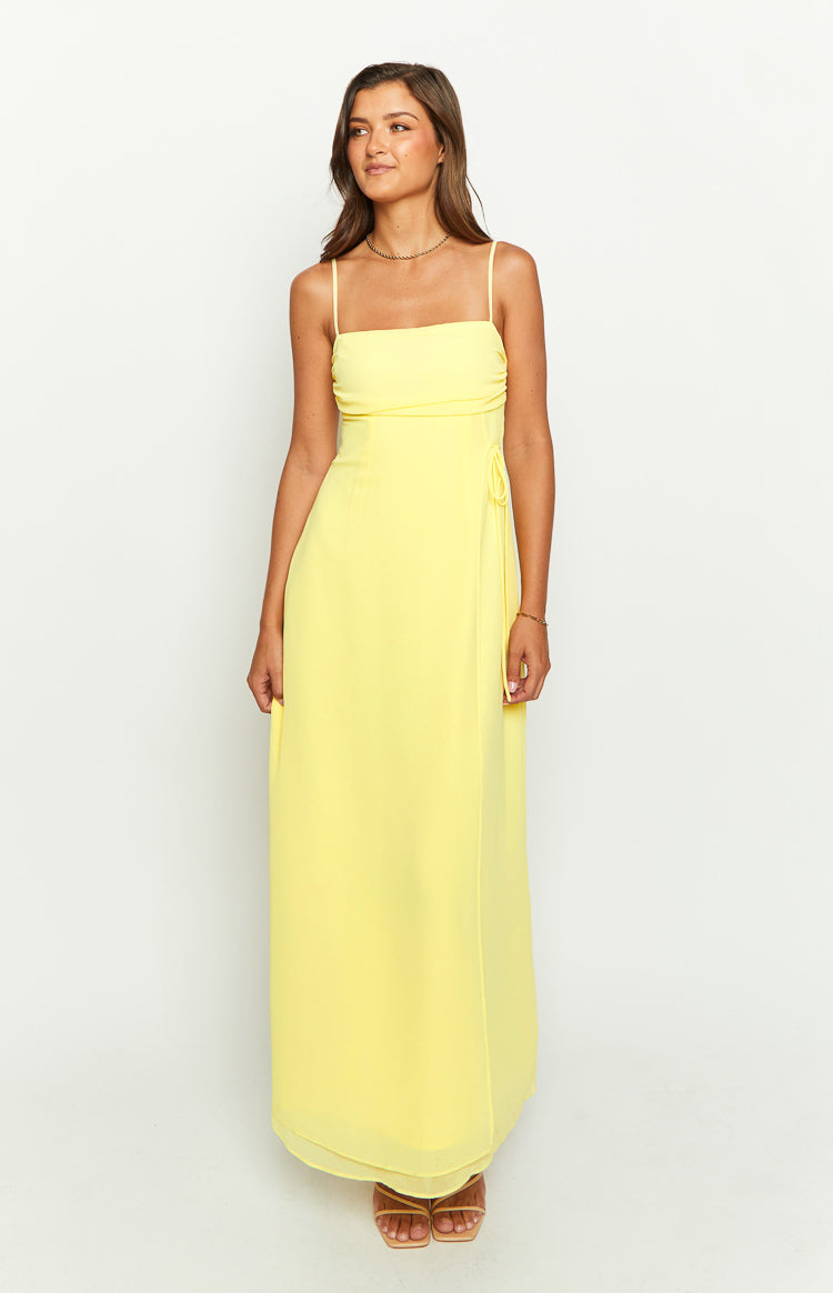 Flossie Yellow Maxi Sleeveless Dress BB Exclusive