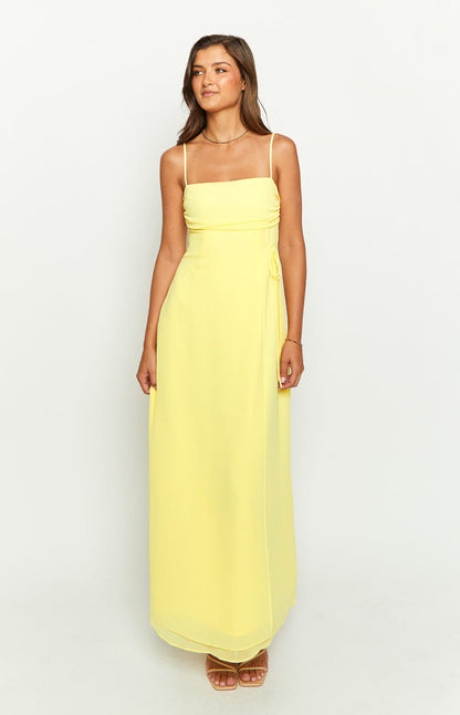 Flossie Yellow Maxi Sleeveless Dress BB Exclusive