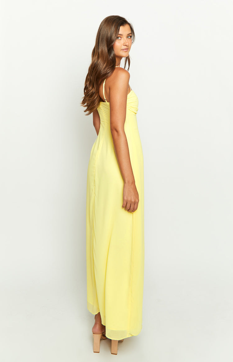 Flossie Yellow Maxi Sleeveless Dress BB Exclusive