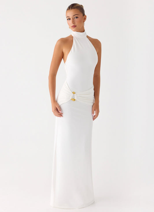 Forever Radiant Maxi Dress - White Peppermayo Exclusive