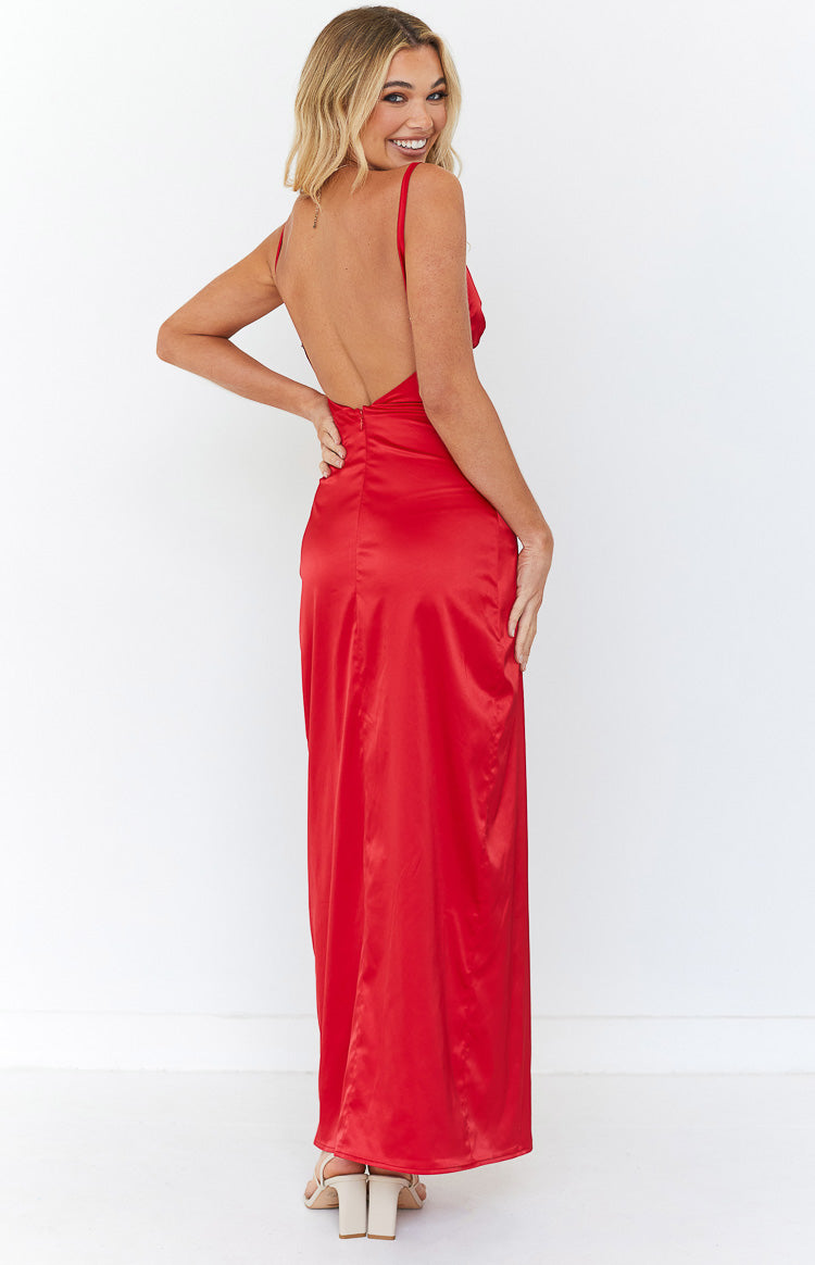 Freesia Red Formal Maxi Dress BB Exclusive