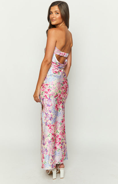 Genevieve Floral Print Maxi Skirt BB Exclusive