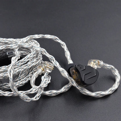 KZ 8 Core Silver Blue Hybrid 784 cores Silver plated Upgrade Cable Earphones Cable For KZ ZS10 PRO ZSN PRO ZSX DQ6 ZAX ASX ASF