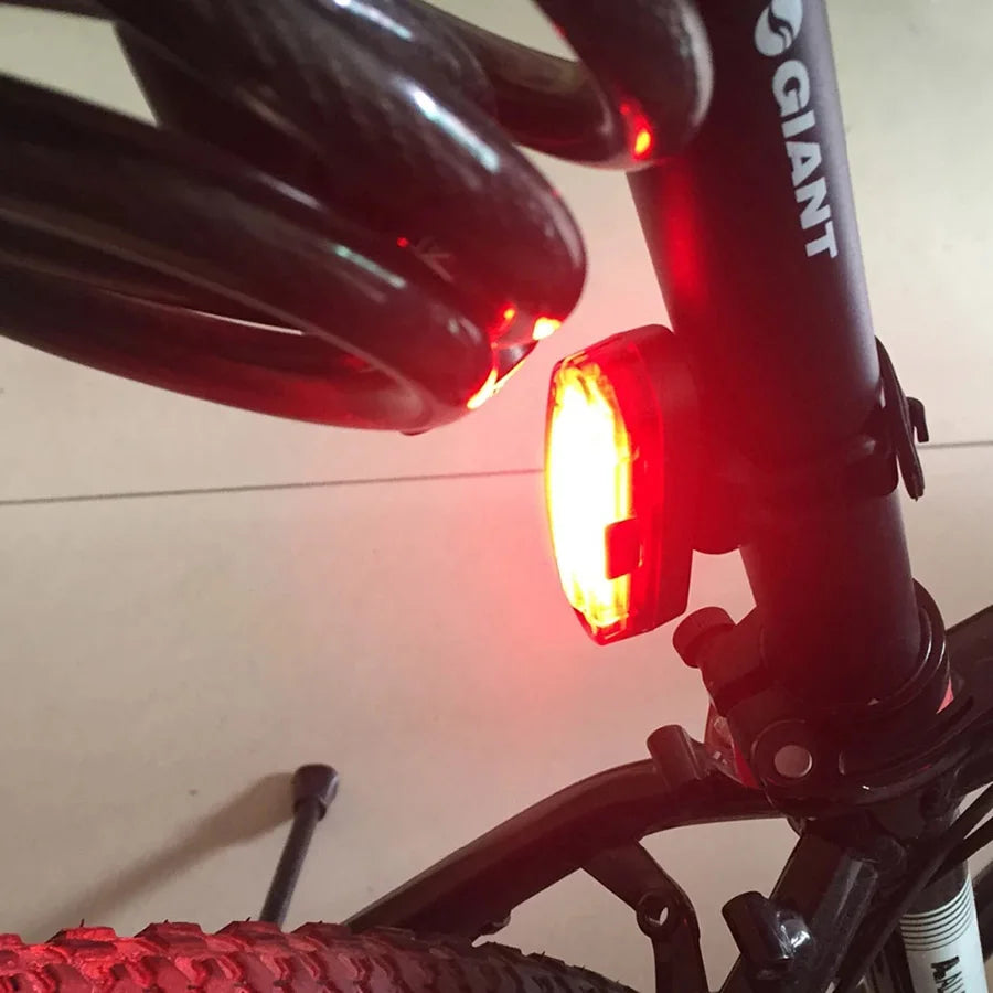 Bicycle Tail Light Night Cycling Outdoor USB Rechargeable MTB Road Bike Rear Lamp COB LED Cycling Bicycle Safety Warning Lights Beauty World Shop
