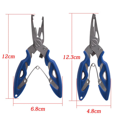Multifunction Fishing Pliers Tools Accessories for Goods Winter Tackle Pliers Vise Knitting Flies Scissors Braid Set Fish Tongs Beauty World Shop