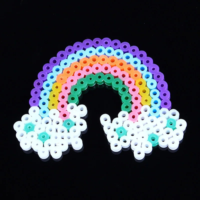 2.6mm Perler Hama beads Set 3D Puzzle Iron Beads Toy Kids Creative Handmade Craft DIY Gift fuse beads Have large pegboard Beauty World Shop