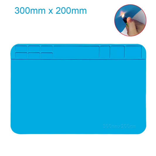 Soldering Mat ESD Antistatic Heat Resistant Insulation Work Mat Soldering Station Kit Silicone Repair Pad Maintenance Platform Beauty World Shop