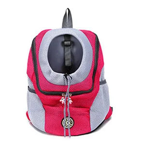 Outdoor Pet Dog Carrier Bag Portable Travel Backpack  Front Bag Double Shoulder Mesh Backpack Head Carrying Bags For Cat Beauty World Shop