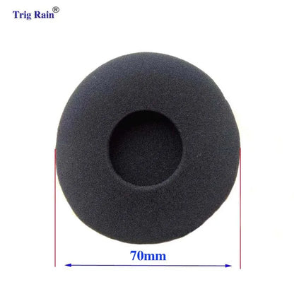 Thickened Foam Ear Pads For Headphones Sponge Replacement Cushions Covers Earphones Case 35mm 40mm 50mm 55mm 60mm 65mm 70mm 80mm