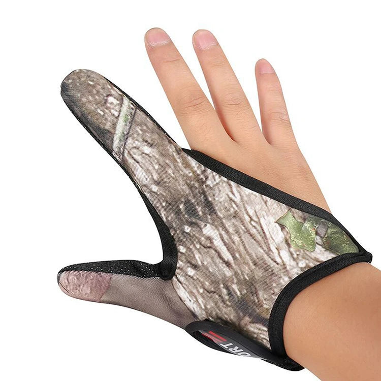 Fishing Gloves 2 Fingers Protector Breathable Anti-Slip Anti-Cut Fishing Gloves Carp Outdoor Fishing Tackle Accessories Supplies Beauty World Shop