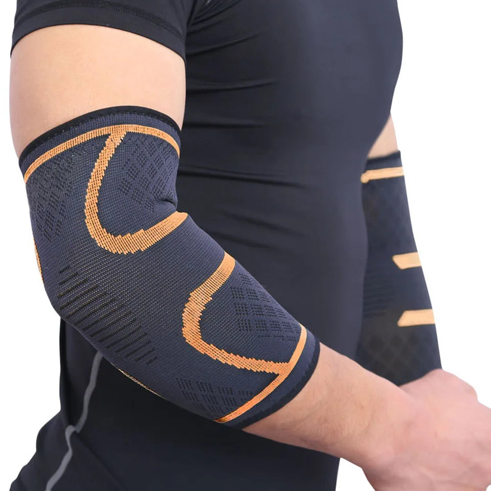 AOLIKES 1PCS Elbow Support Elastic Gym Sport Elbow Protective Pad Absorb Sweat Sport Basketball Arm Sleeve Elbow Brace Beauty World Shop