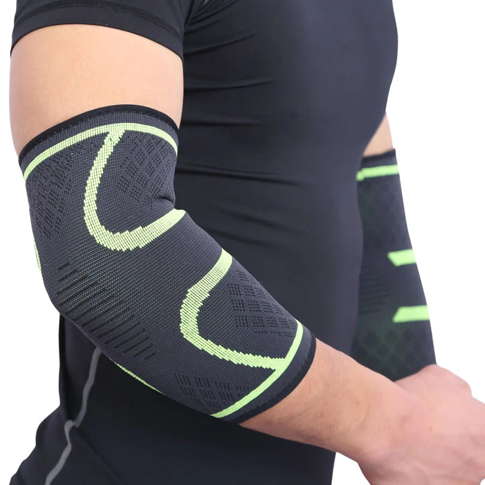 AOLIKES 1PCS Elbow Support Elastic Gym Sport Elbow Protective Pad Absorb Sweat Sport Basketball Arm Sleeve Elbow Brace Beauty World Shop