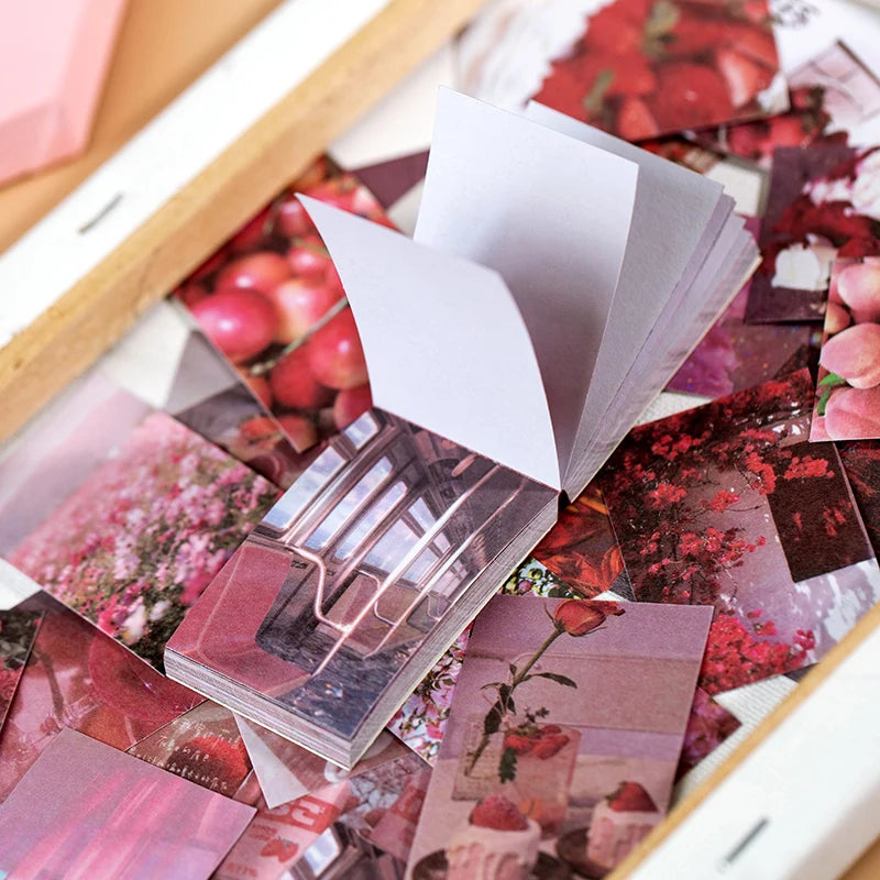 Yoofun 50 Sheets Natural Scenery&Art Paintings Stationery Stickers Book Aesthetic Landscape Cute Scrapbooking Planner Journaling Beauty World Shop