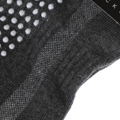 1pair Men's Cotton Non-slip Yoga Socks With Grips Breathable Anti Skid Floor Socks For Pilates Gym Fitness Size 39-44 Beauty World Shop