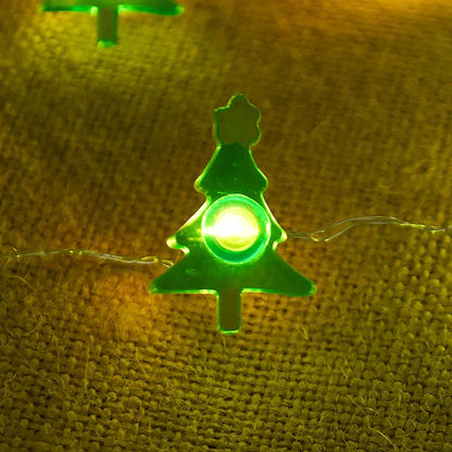 2M 20LED Santa Claus Snowflake LED Light String Christmas Decoration For Home Xmas Tree Ornament 2025 Navidad Kids Gift New Year Beauty World Shop