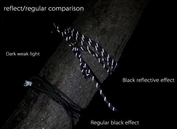 Reflective Paracord Military 7 Strand 4mm 550 Tactical Parachute Cord Camping Tent Lanyard DIY Bracelet Weaving Rope Beauty World Shop