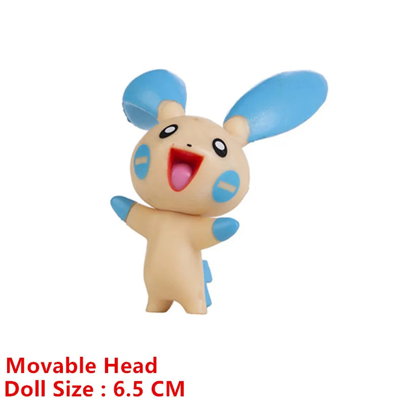 Pokemon 4-13Cm New Cartoons Movie Anime Figure Pikachu Mewtwo Charmander Blastoise Gurado Pet Action Model Toy Gifts Beauty World Shop