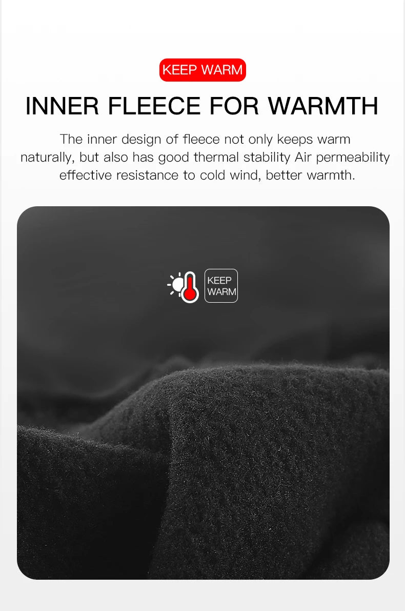 Winter Ski Gloves Men Bike Cycling Gloves Windproof Cold Proof Full Finger Outdoor Waterproof Bicycle Motorcycle Riding Mitten Beauty World Shop