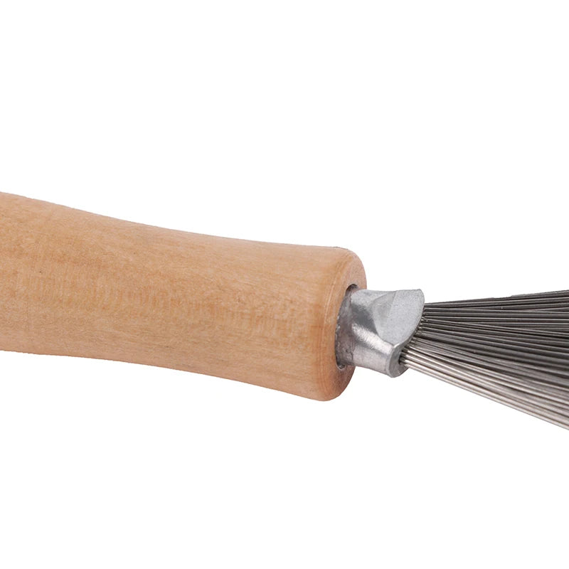1PCS Wooden Comb Cleaner Delicate Cleaning Removable Hair Brush Comb Cleaner Tool Handle Embeded Tool Beauty World Shop