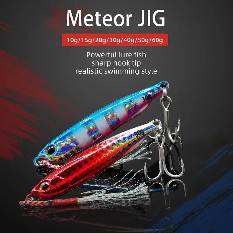 2021 Japen Metal Cast Jig Spoon 10/15/20/30/40/50g Shore Casting Jigging Fish Sea Bass Fishing Lure Artificial Bait Tackle Beauty World Shop