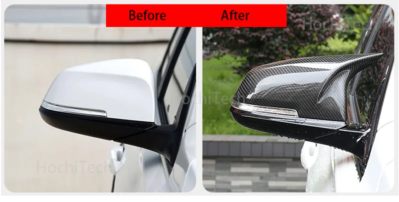 For Bmw 1 2 3 4 X Series Mirror cap F20 F21 F87 M2 F23 F30 F32 F36 X1 E84 Gloss Black Side Mirror Cover Cap Rearview -M4 Style Beauty World Shop