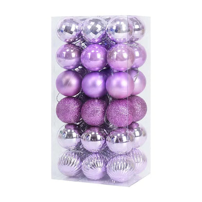 1box Christmas Balls Christmas Tree Ornaments Ball Xmas Hanging Tree Pendants Home Party Decor 2026 New Year Gift Noel Navidad Beauty World Shop