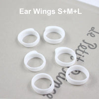 White Ear wings 6pcs