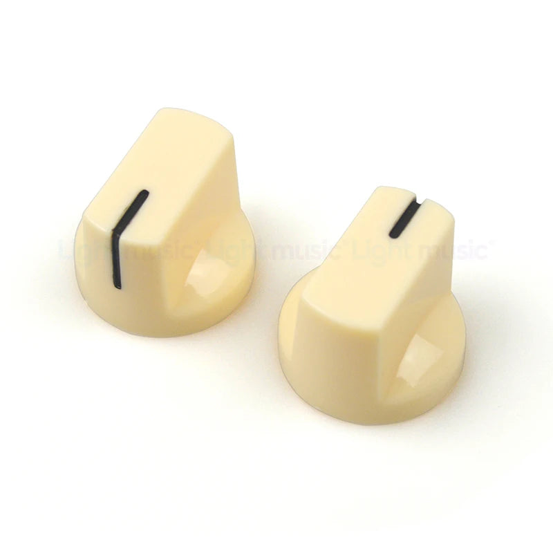 6Pcs Multi Color Flet Head Guitar Pedal Knob Electric Guitar Pot Potentiometer Knobs Guitar Accessories Beauty World Shop