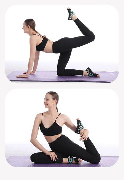 Kyncilor Professional Non-slip Gym Yoga Shoes Flat Soft Anti-slip Sole Ballet Fitness Dance Shoes Pilates Yoga Shoes Socks Beauty World Shop