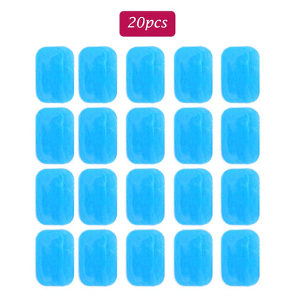 4*6cm EMS ABS Fitness Gel Pads  Muscle Stimulator Exerciser Replacement Gel Patch Fitness Accessories Training Massager Relax Beauty World Shop