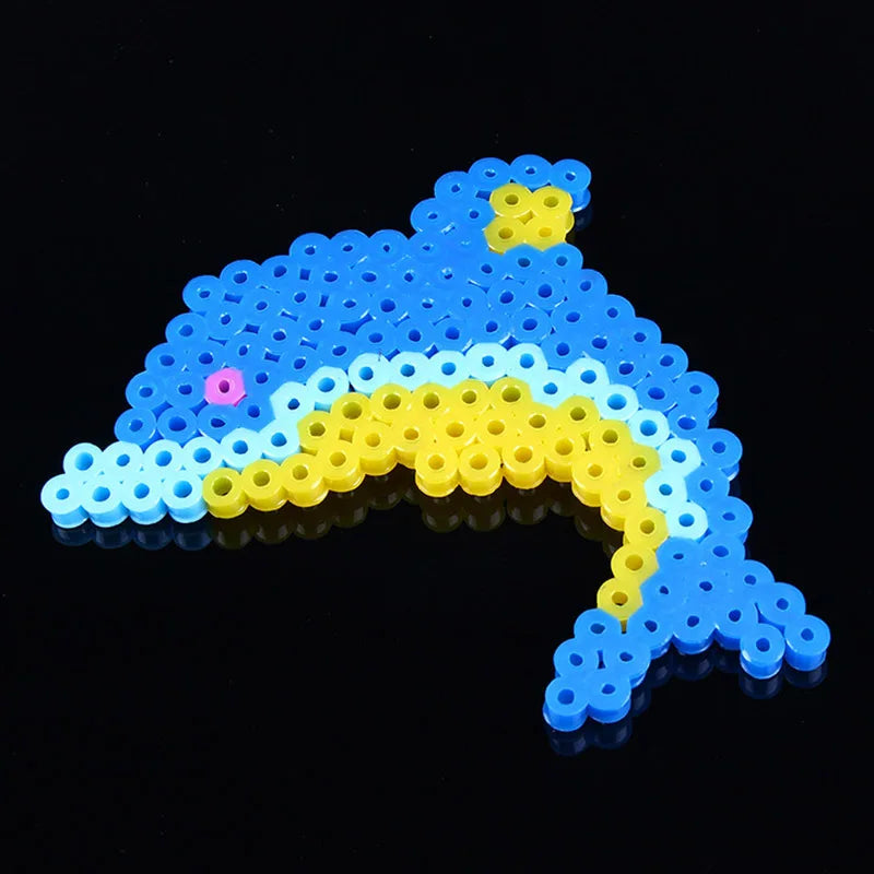 2.6mm Perler Hama beads Set 3D Puzzle Iron Beads Toy Kids Creative Handmade Craft DIY Gift fuse beads Have large pegboard Beauty World Shop