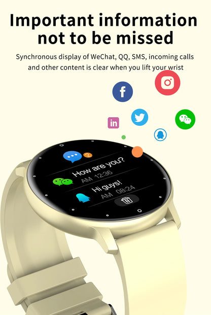 LIGE 2026 Smart Watch Women Men Ladies Gift Sport Fitness Men Watches Heart Rate Monitor Waterproof Smartwatch For Android IOS Beauty World Shop