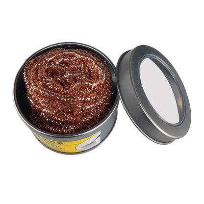 Cleaning Ball Desoldering Soldering Iron Mesh Filter Cleaning Nozzle Tip Copper Wire Cleaner Ball Metal Dross Box Clean Ball Beauty World Shop
