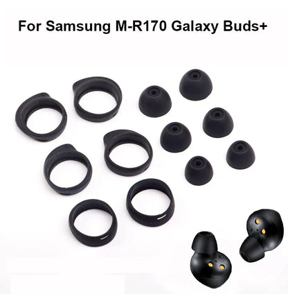 Earphone Silicone Case For Samsung R170/R175 Galaxy Buds+ Ear Pads Cushion Bluetooth Headset In-Ear Caps Covers Earbuds Eartips