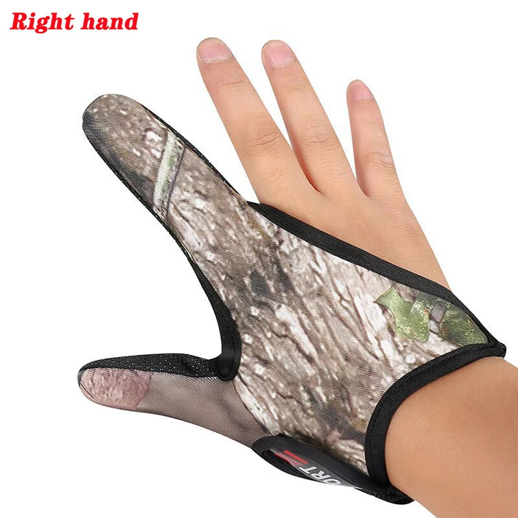 Fishing Gloves 2 Fingers Protector Breathable Anti-Slip Anti-Cut Fishing Gloves Carp Outdoor Fishing Tackle Accessories Supplies Beauty World Shop
