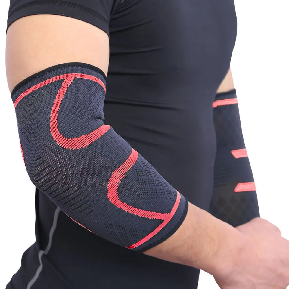 AOLIKES 1PCS Elbow Support Elastic Gym Sport Elbow Protective Pad Absorb Sweat Sport Basketball Arm Sleeve Elbow Brace Beauty World Shop
