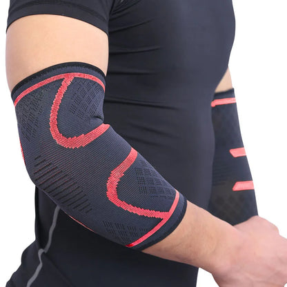 AOLIKES 1PCS Elbow Support Elastic Gym Sport Elbow Protective Pad Absorb Sweat Sport Basketball Arm Sleeve Elbow Brace Beauty World Shop