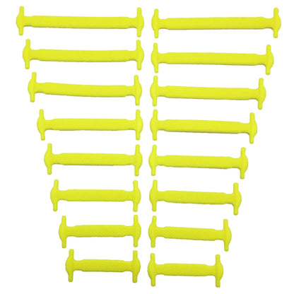 16pcs/lot Silicone Shoelaces No Tie Shoelaces 12 colors Elastic Lace Shoelace Creative Lazy Silicone Laces Rubber Lace Beauty World Shop