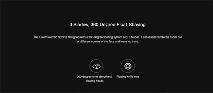 MIJIA S500 Electric Shaver Clipper Triple Blade Trimmer For Men Dry Wet Shaving Washable Beard Hair Cutting Machine Razor Beauty World Shop