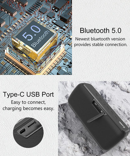 XDOBO X8 Portable 60W Bluetooth-Compatible Speakers 6600mAh Wireless Bass With Subwoofer Sound Box IPX5 Waterproof TWS Boombox