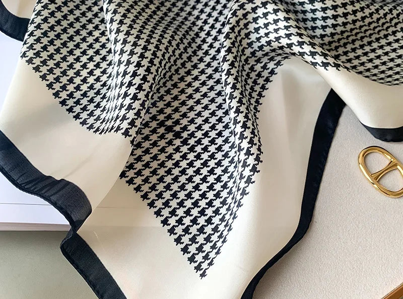 Fashion Scarves for Women Shawl Print Silk Satin Hijab Scarf Female Bandana 70*70cm Luxury Brand Square Shawls Scarfs For Ladies Beauty World Shop