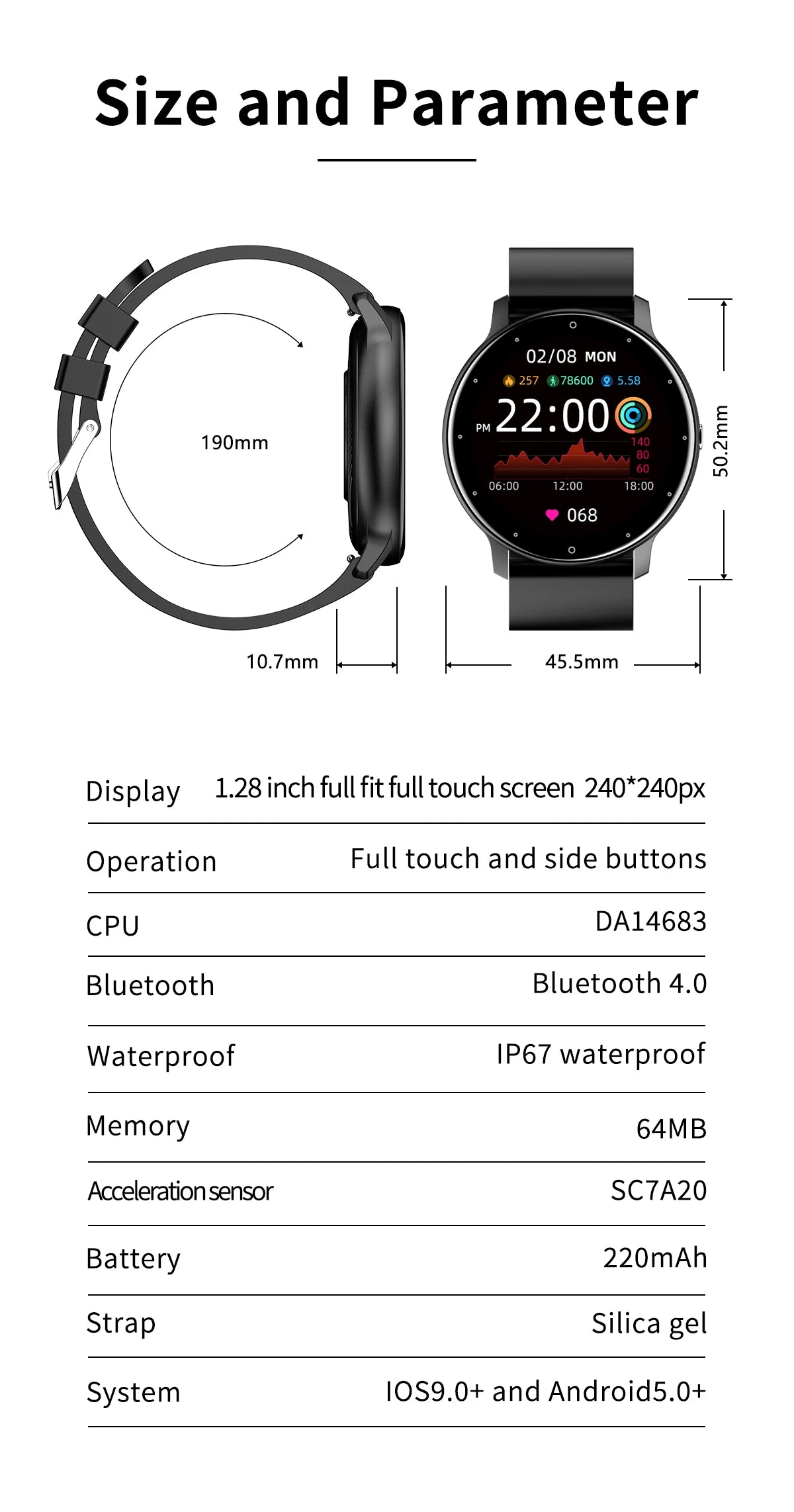 LIGE 2026 Smart Watch Women Men Ladies Gift Sport Fitness Men Watches Heart Rate Monitor Waterproof Smartwatch For Android IOS Beauty World Shop