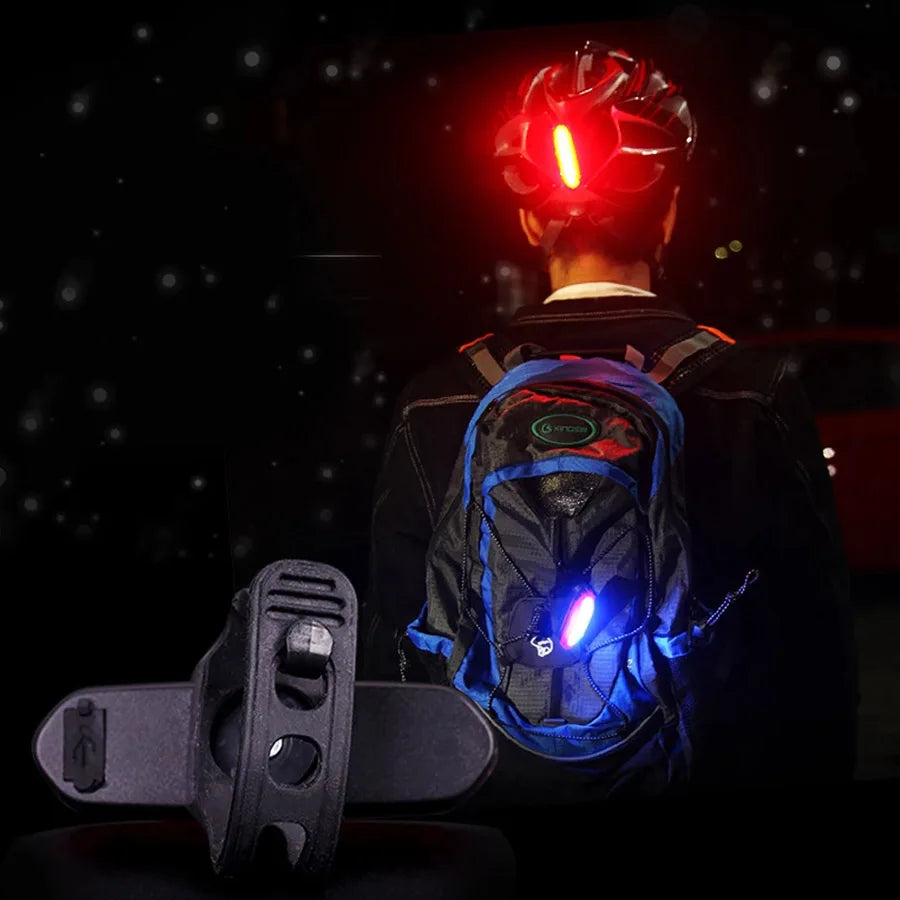 Bicycle Tail Light Night Cycling Outdoor USB Rechargeable MTB Road Bike Rear Lamp COB LED Cycling Bicycle Safety Warning Lights Beauty World Shop