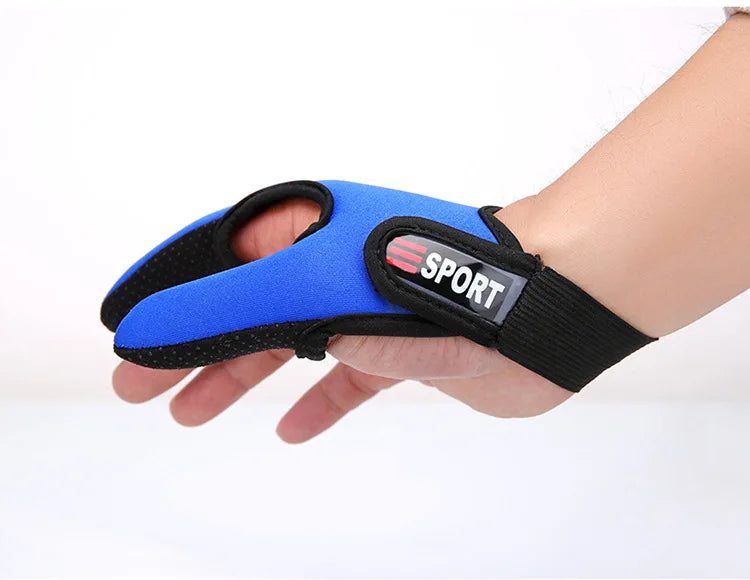 Fishing Gloves 2 Fingers Protector Breathable Anti-Slip Anti-Cut Fishing Gloves Carp Outdoor Fishing Tackle Accessories Supplies Beauty World Shop