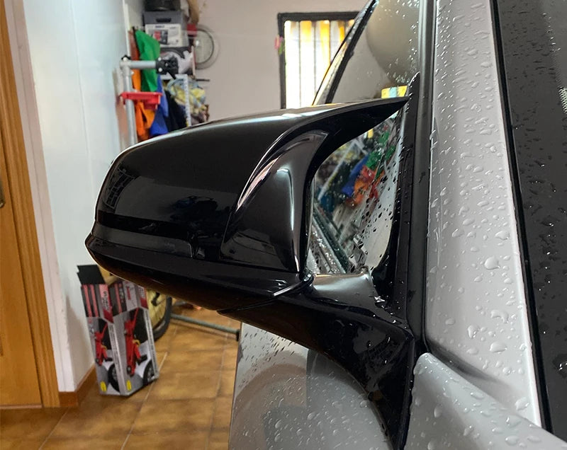 For Bmw 1 2 3 4 X Series Mirror cap F20 F21 F87 M2 F23 F30 F32 F36 X1 E84 Gloss Black Side Mirror Cover Cap Rearview -M4 Style Beauty World Shop